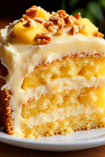 Easy Pineapple Poke Cake Recipe With Cream Cheese Frosting