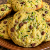 Easy Soft Zucchini Chocolate Chip Cookies Recipe (Moist & Cake-Like)