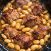 Slow Cooker 4-Ingredient Amish Pork and Butter Beans Recipe (Tender, Juicy & Fall-Apart)