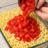 Oven-Baked 4-Ingredient Macaroni and Tomatoes